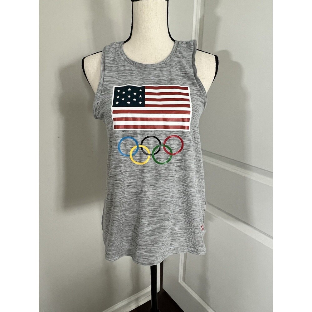 Women’s USA Olympics Team Apparel Tank Grey X Small EUC
